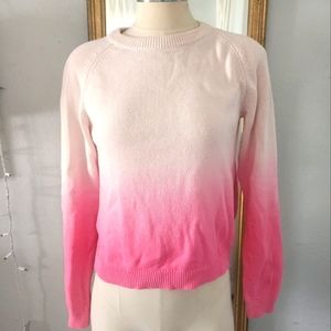 H&M youth Pink Ombre Sweartshirt
